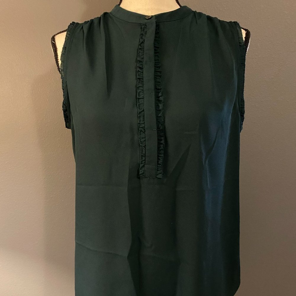 C&T Green Sleeveless Tunic EUC